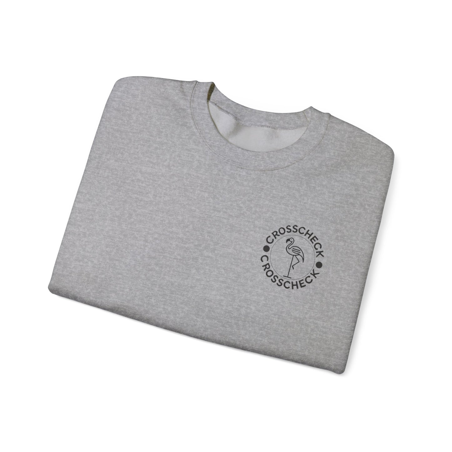 Chill Vibes Crewneck - Unisex Heavy Blend with Flamingo Design - Adult Unisex Sweatshirt