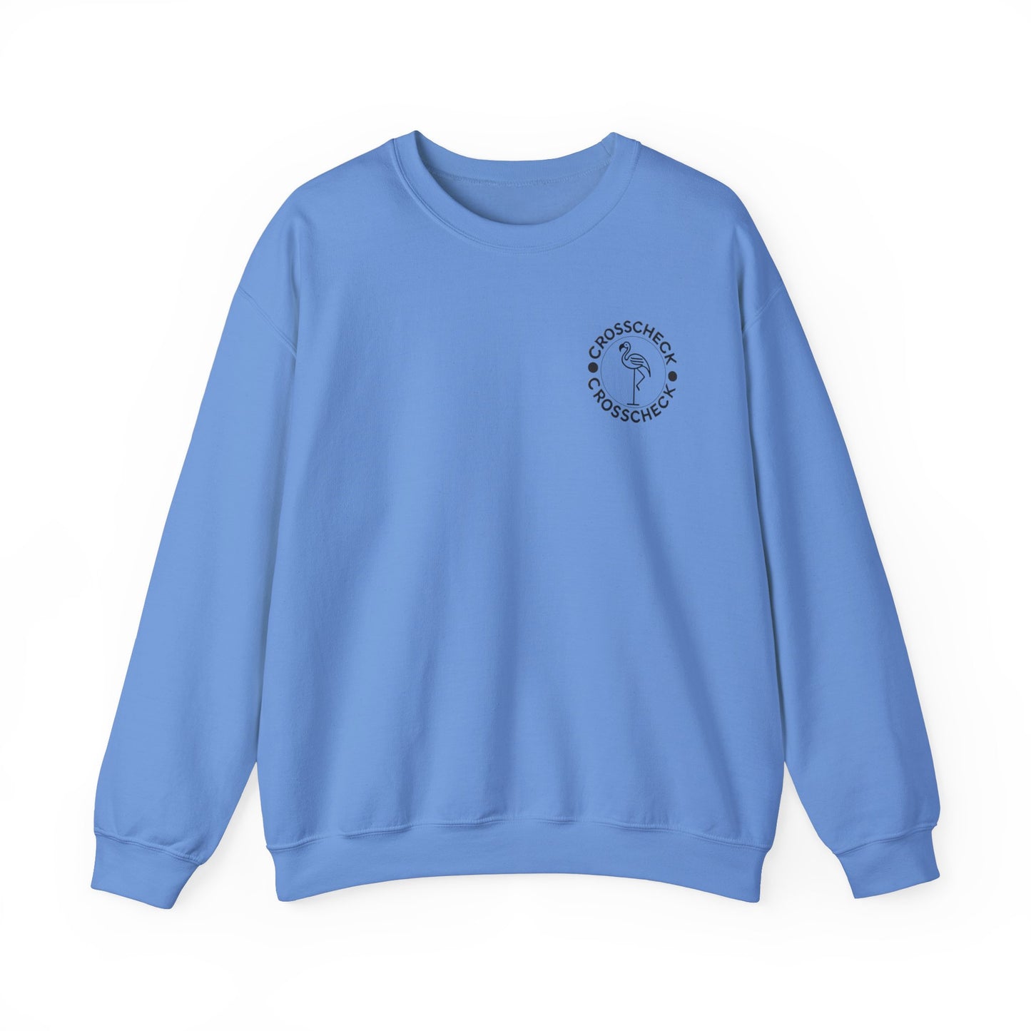 Chill Vibes Crewneck - Unisex Heavy Blend with Flamingo Design - Adult Unisex Sweatshirt