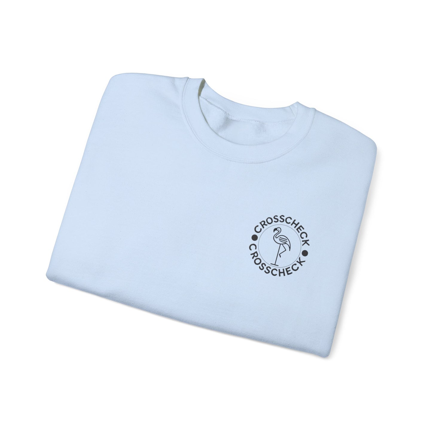 Chill Vibes Crewneck - Unisex Heavy Blend with Flamingo Design - Adult Unisex Sweatshirt