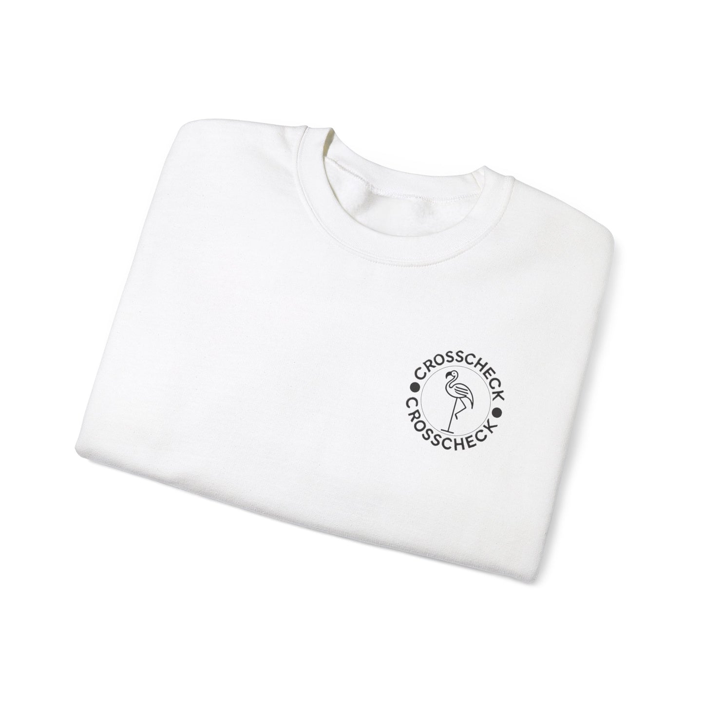 Chill Vibes Crewneck - Unisex Heavy Blend with Flamingo Design - Adult Unisex Sweatshirt