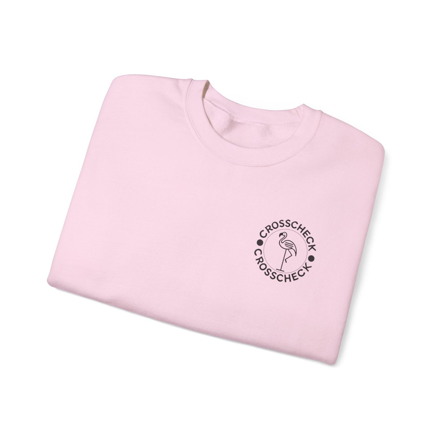 Chill Vibes Crewneck - Unisex Heavy Blend with Flamingo Design - Adult Unisex Sweatshirt