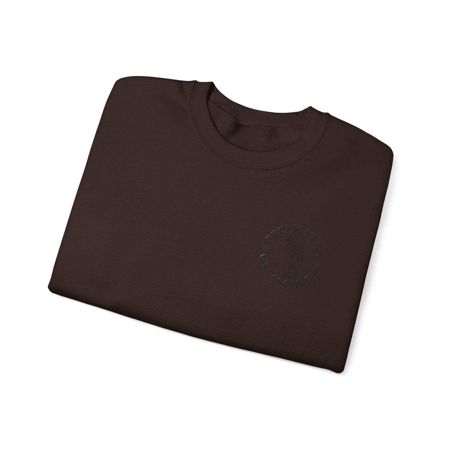 Chill Vibes Crewneck - Unisex Heavy Blend with Flamingo Design - Adult Unisex Sweatshirt
