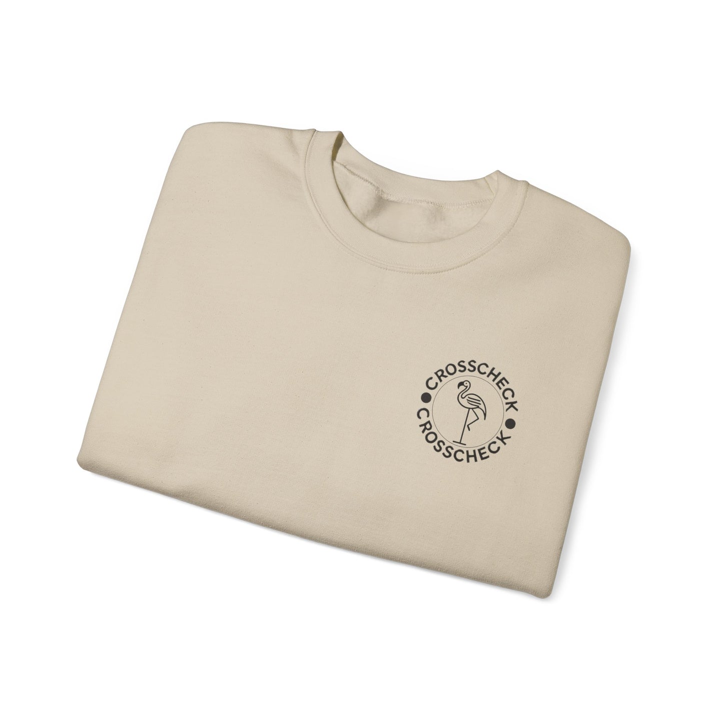 Chill Vibes Crewneck - Unisex Heavy Blend with Flamingo Design - Adult Unisex Sweatshirt