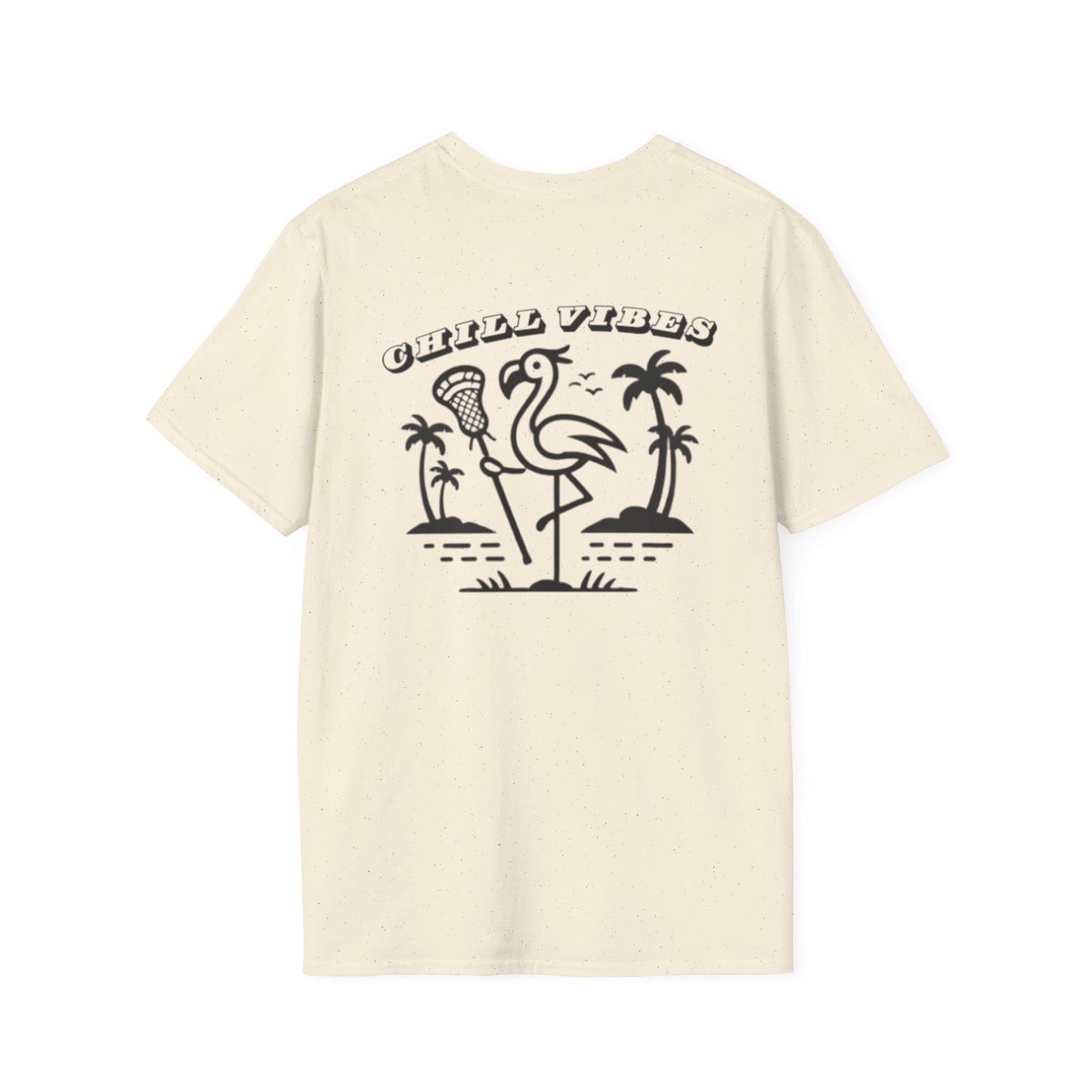 Chill Vibes Flamingo Unisex Softstyle T-Shirt