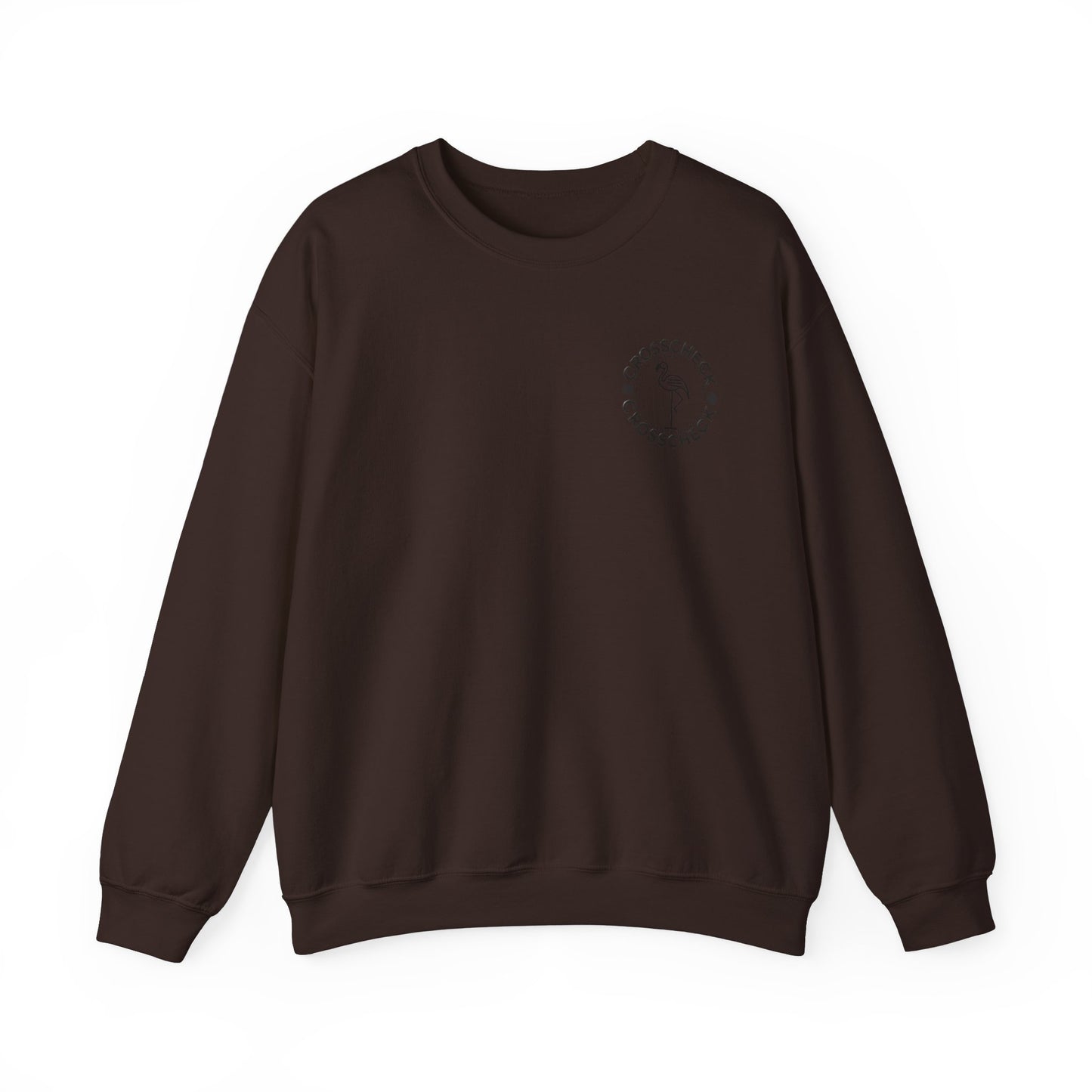Chill Vibes Crewneck - Unisex Heavy Blend with Flamingo Design - Adult Unisex Sweatshirt
