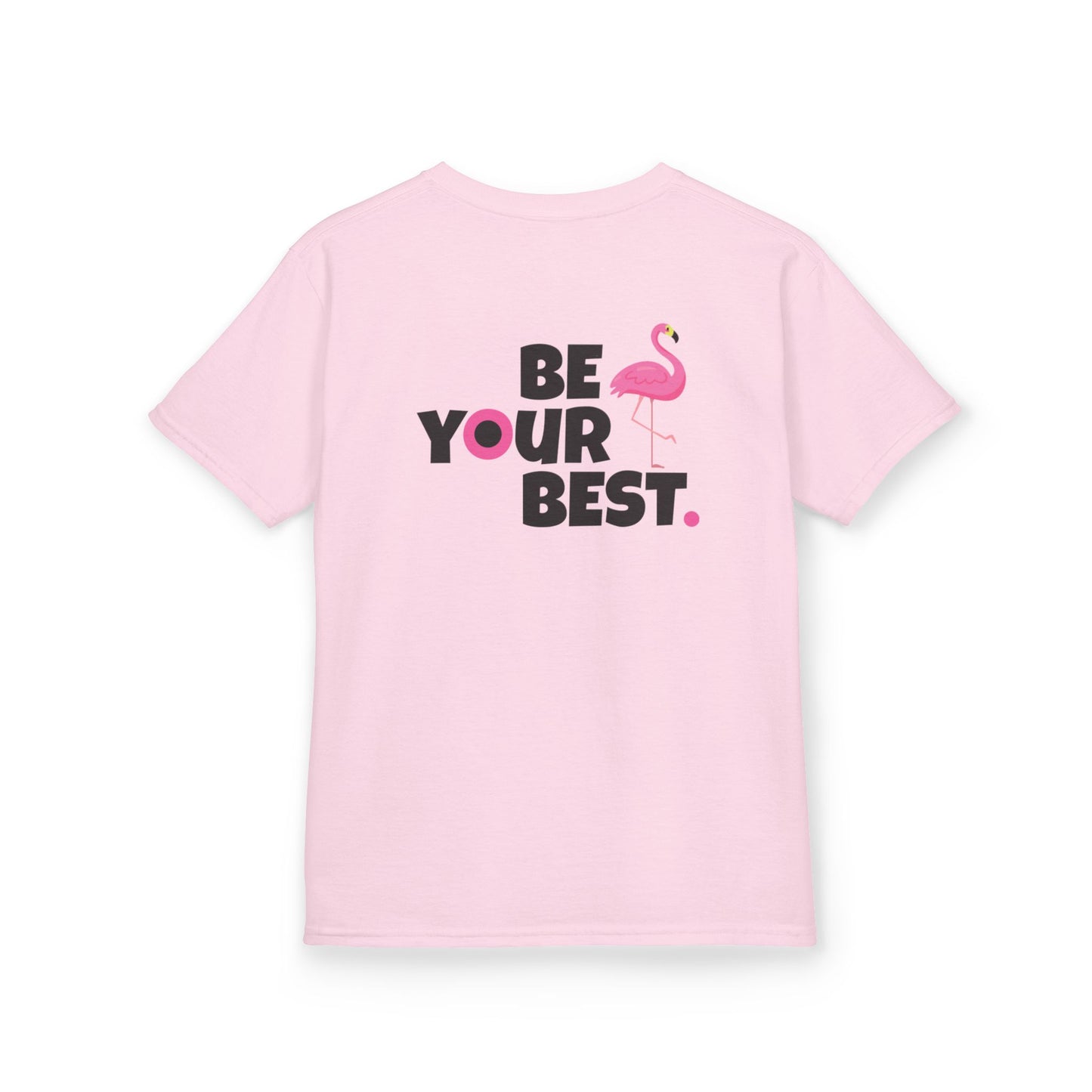 Inspirational Kids Flamingo Tee - "Be Your Best"