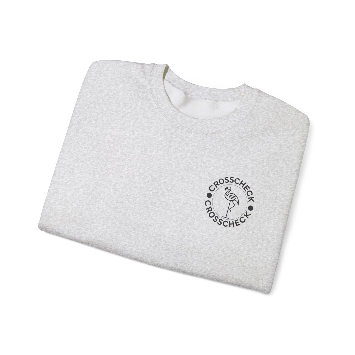 Chill Vibes Crewneck - Unisex Heavy Blend with Flamingo Design - Adult Unisex Sweatshirt