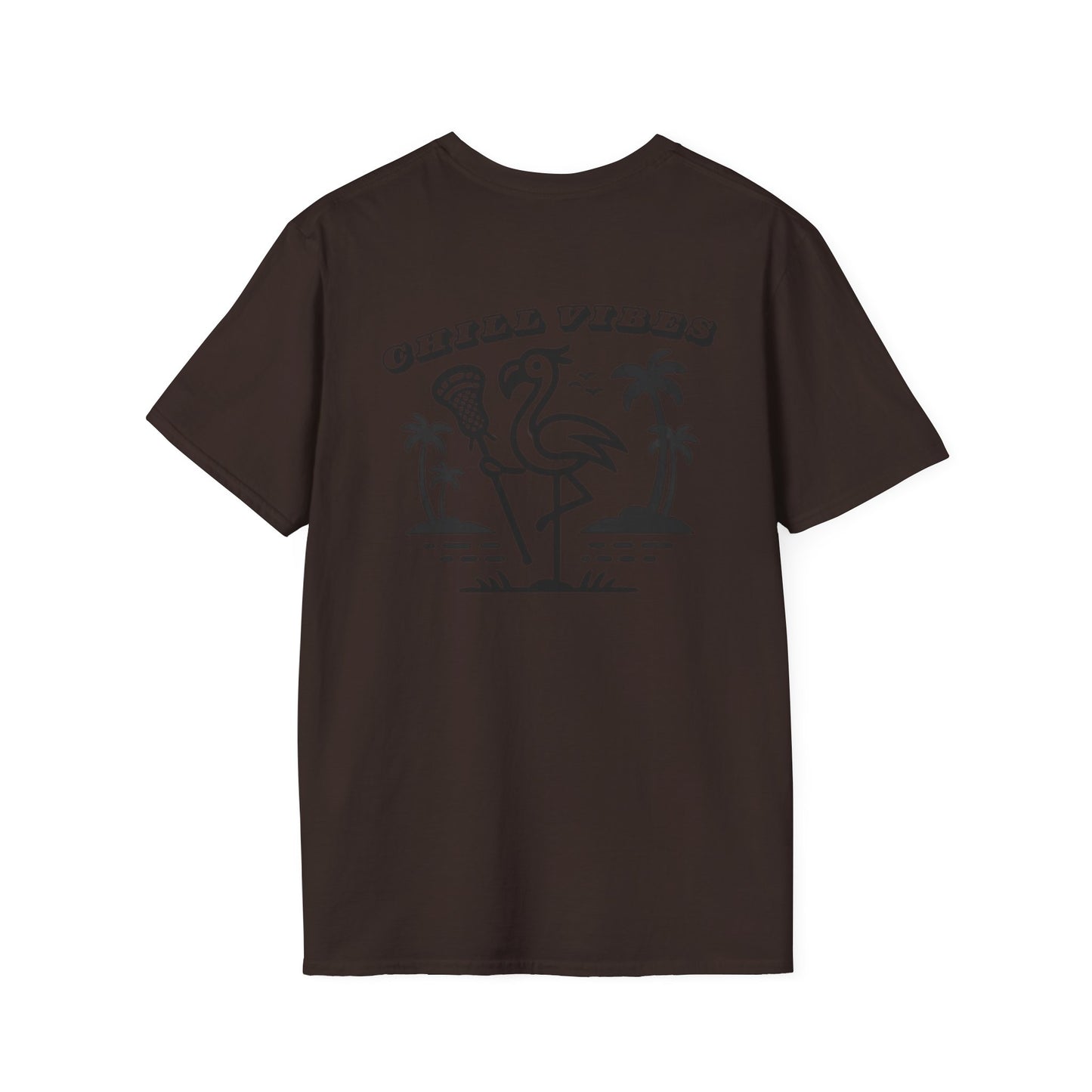 Chill Vibes Flamingo Unisex Softstyle T-Shirt