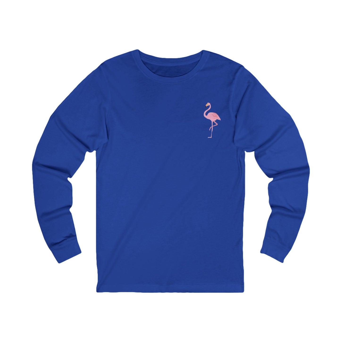Inspirational Flamingo Long Sleeve Tee - 'Be Your Best'