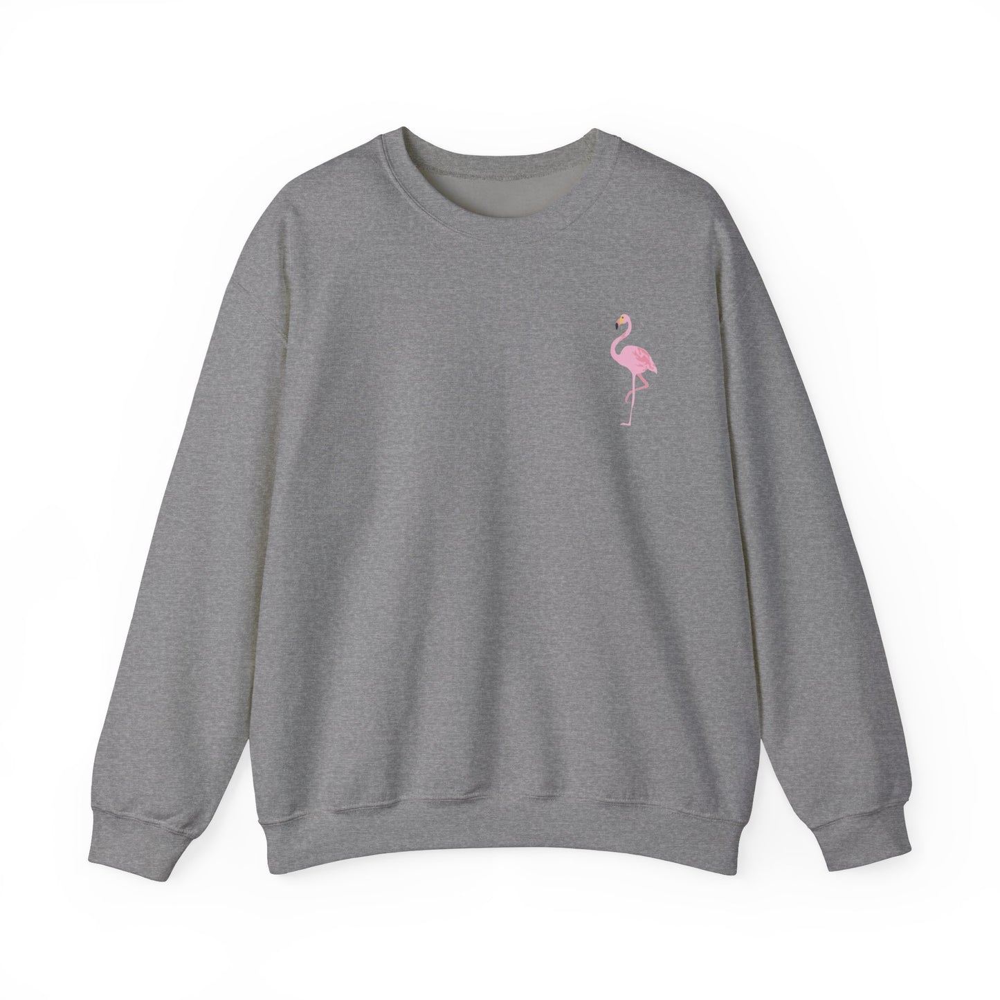 Flamingo Cross Check Lacrosse – Cozy Unisex Heavy Blend - Adult Unisex Sweatshirt
