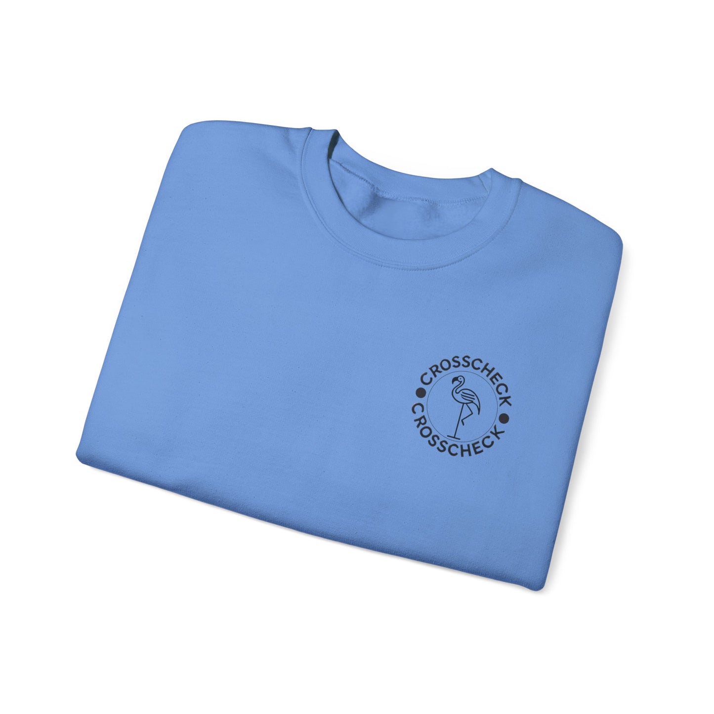 Chill Vibes Crewneck - Unisex Heavy Blend with Flamingo Design - Adult Unisex Sweatshirt