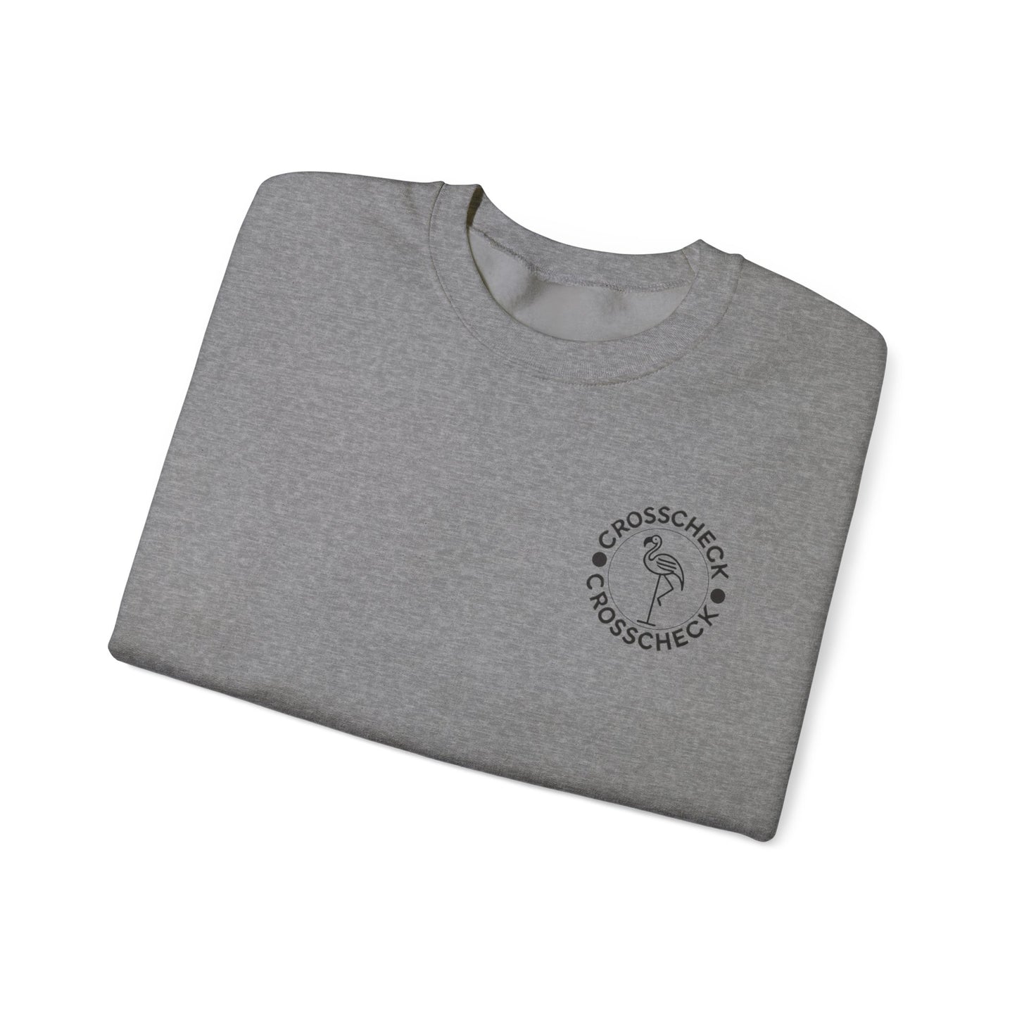 Chill Vibes Crewneck - Unisex Heavy Blend with Flamingo Design - Adult Unisex Sweatshirt