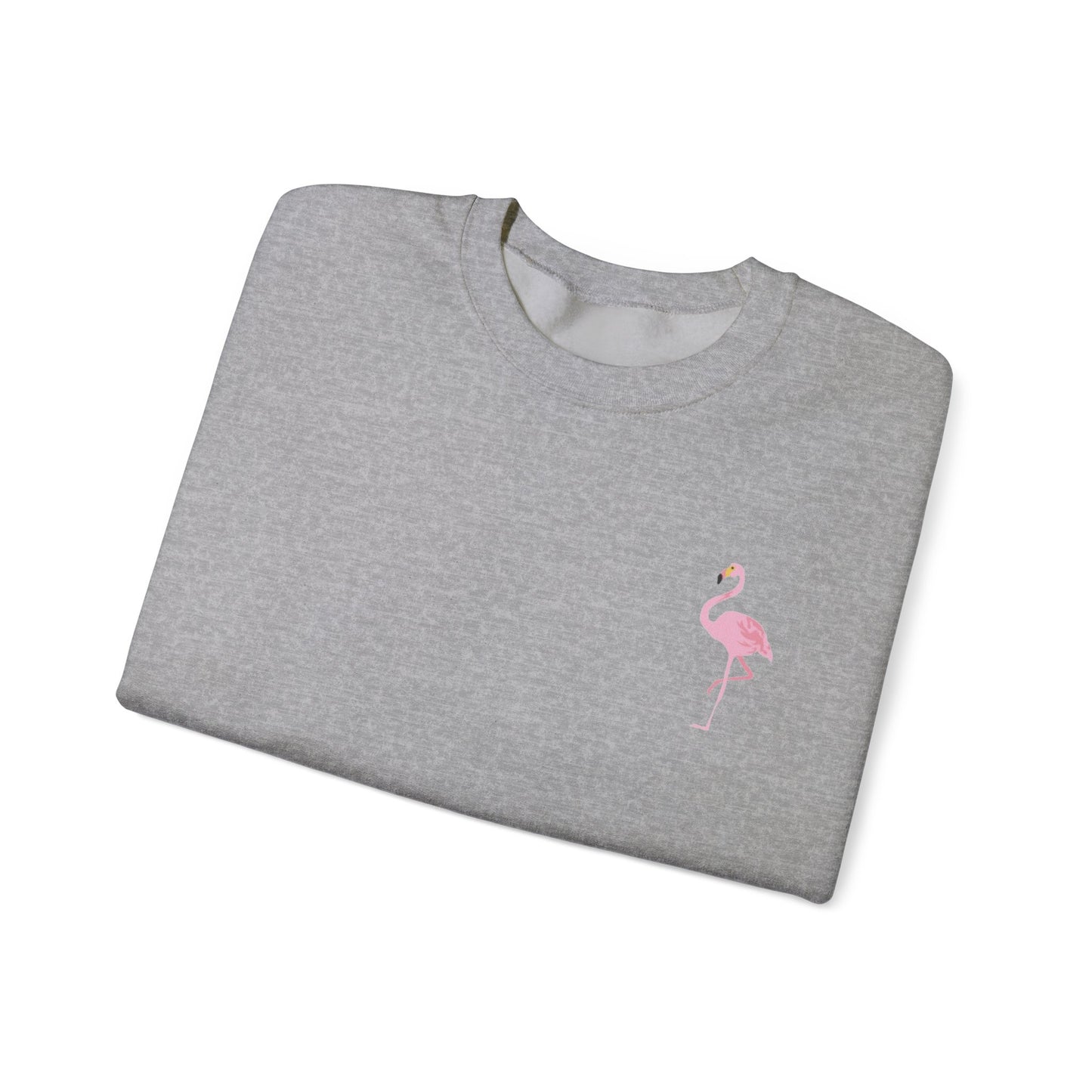 Flamingo Graphic Crewneck - 'Be Your Best' Adult Unisex Sweatshirt