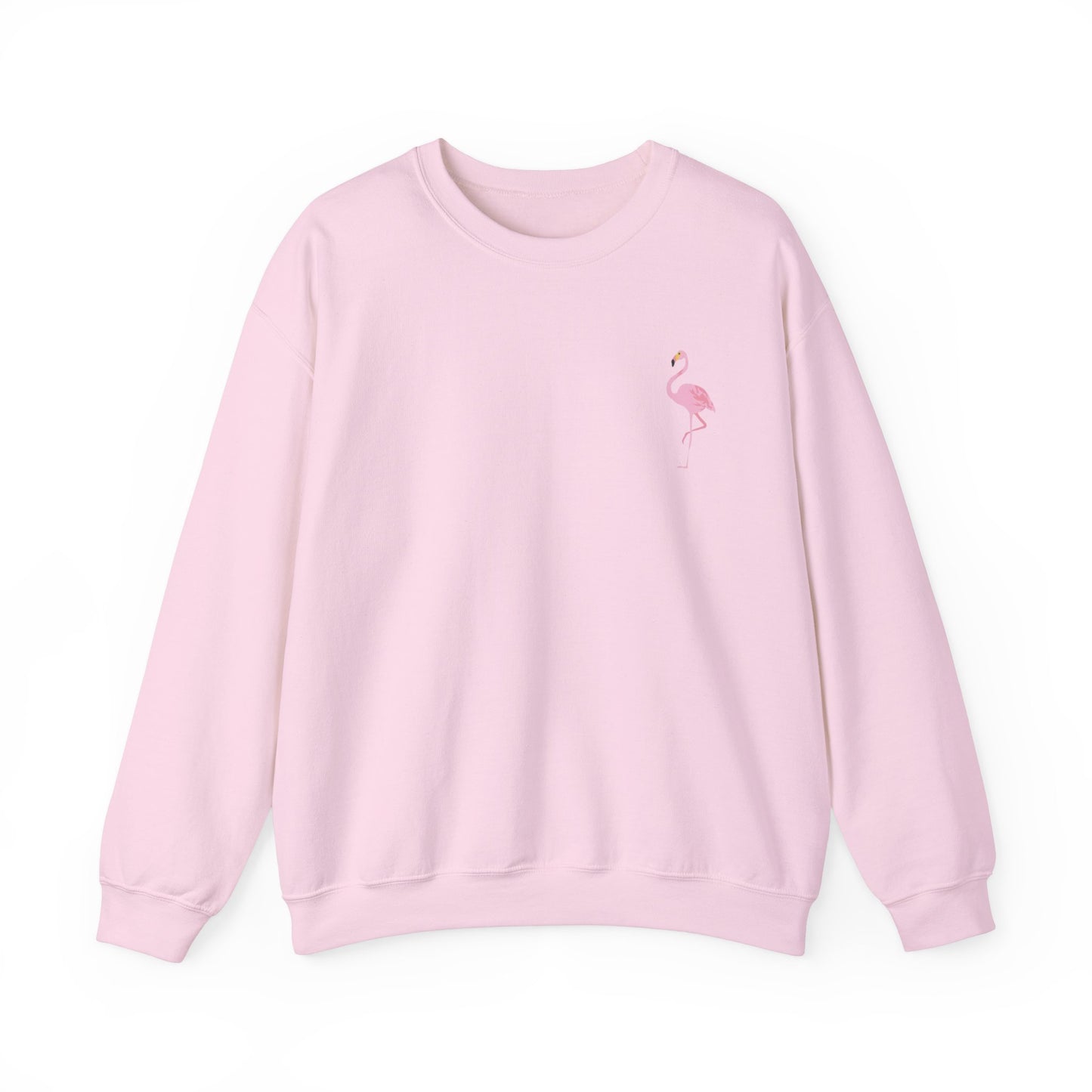 Flamingo Graphic Crewneck - 'Be Your Best' Adult Unisex Sweatshirt