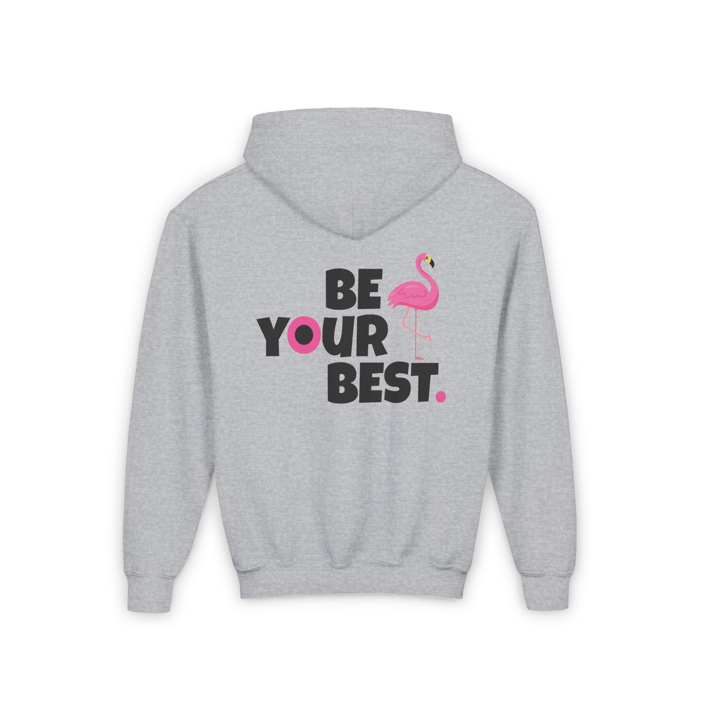 Youth Flamingo Sweatshirt - "Be Your Best"