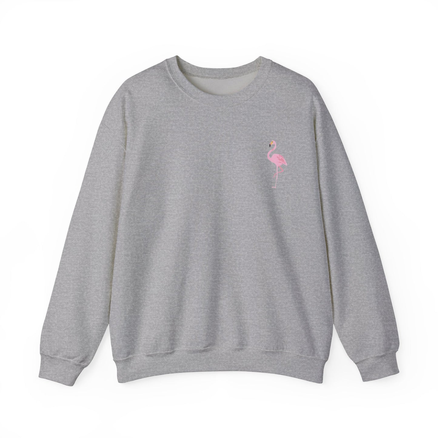 Flamingo Graphic Crewneck - 'Be Your Best' Adult Unisex Sweatshirt