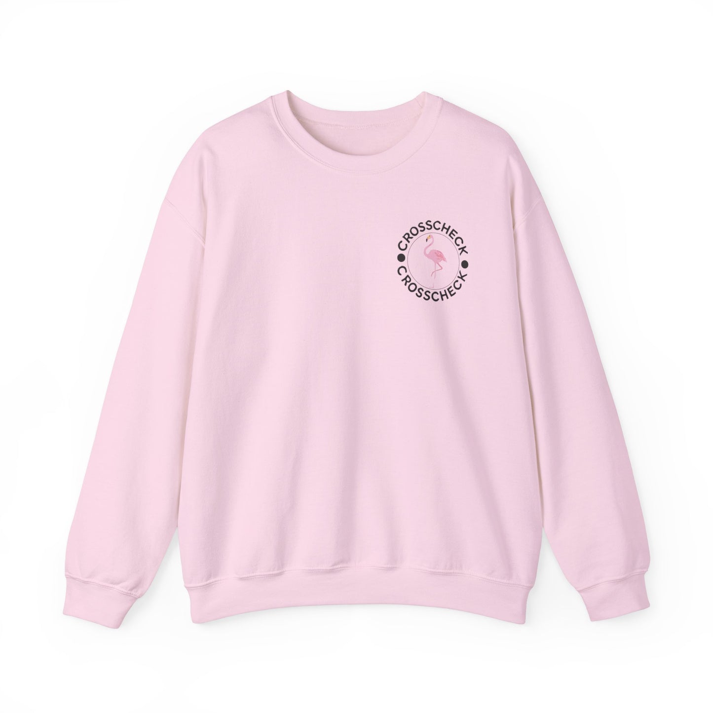 Unisex Flamingo Crewneck - 'Be Your Best' Design - Adult Unisex Sweatshirt