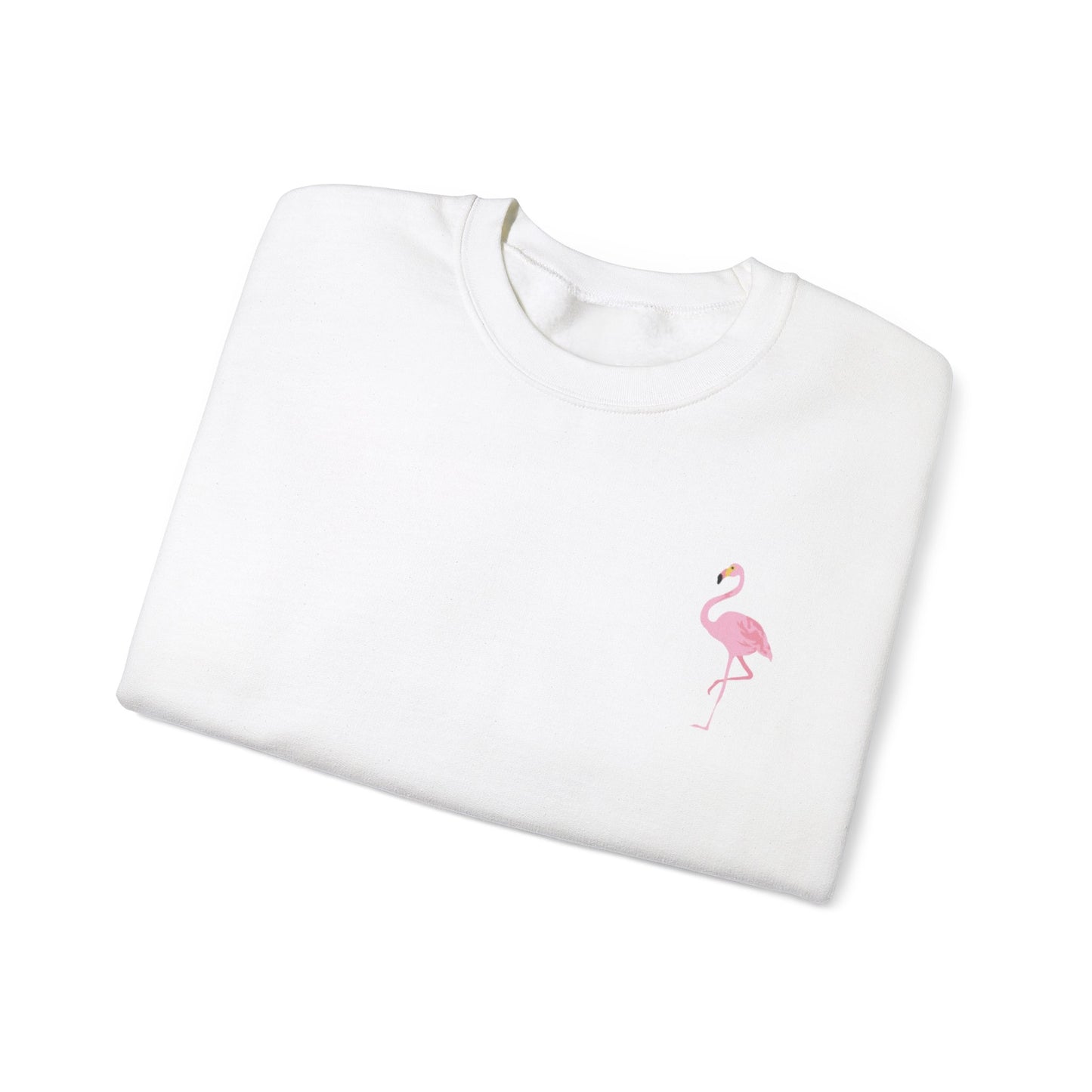 Flamingo Graphic Crewneck - 'Be Your Best' Adult Unisex Sweatshirt