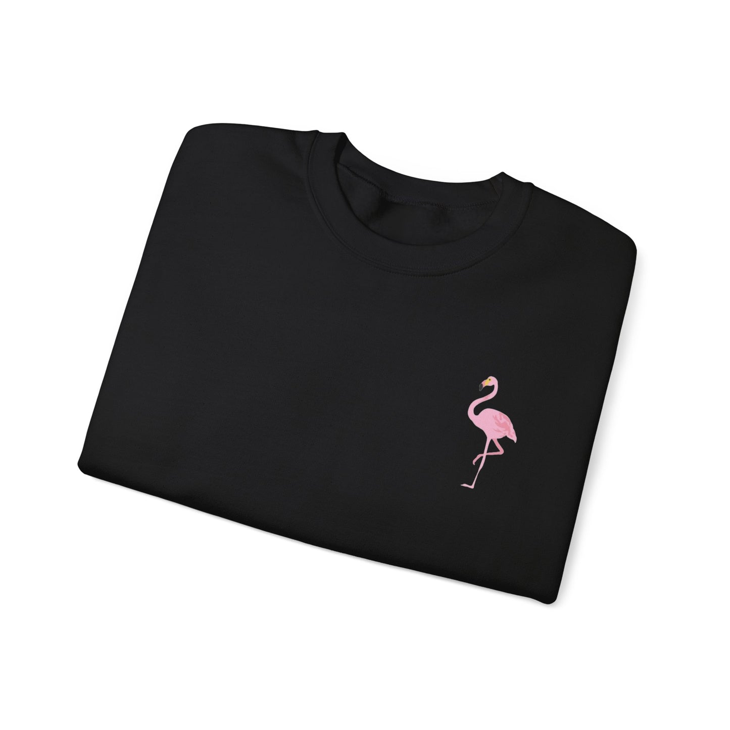 Flamingo Graphic Crewneck - 'Be Your Best' Adult Unisex Sweatshirt