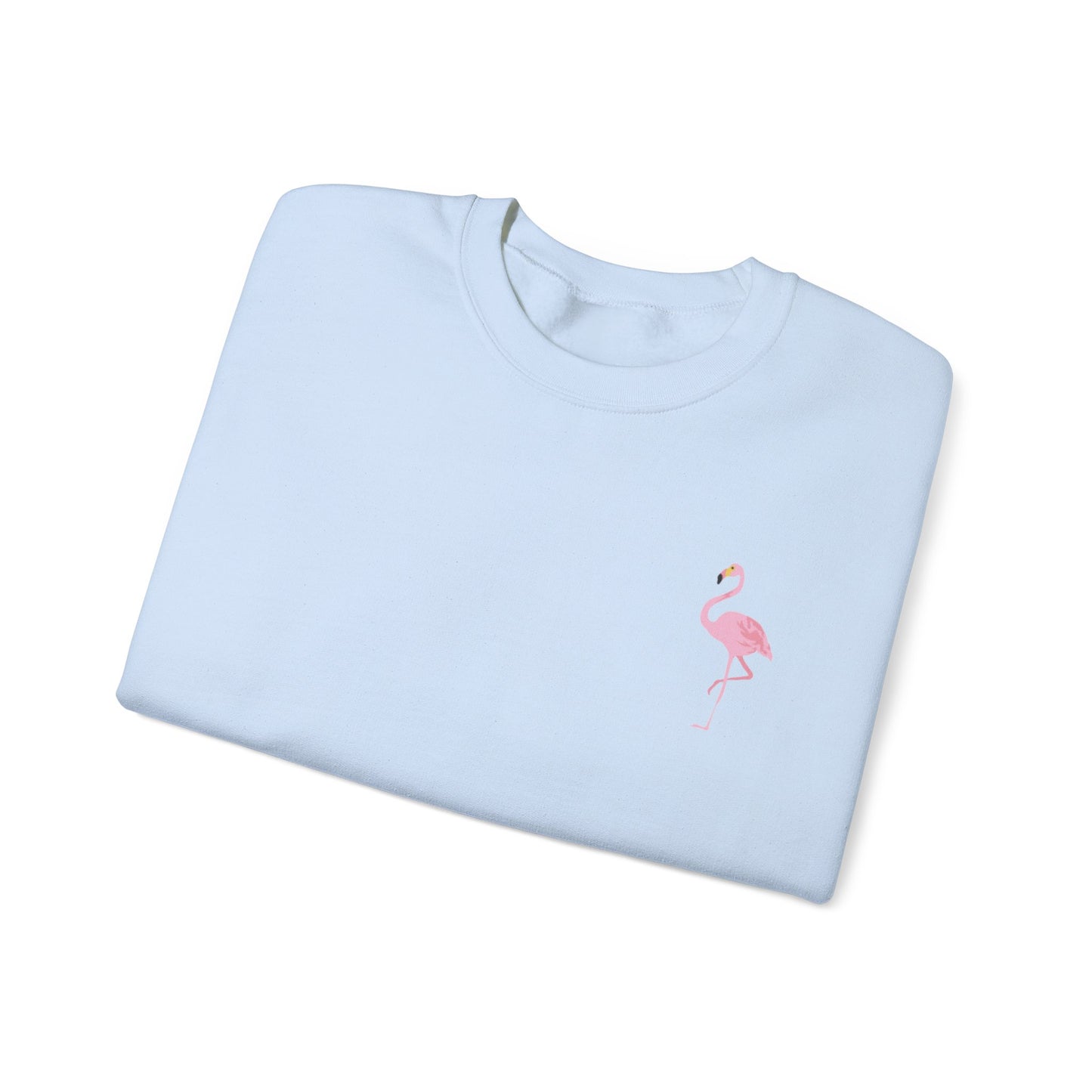 Flamingo Graphic Crewneck - 'Be Your Best' Adult Unisex Sweatshirt