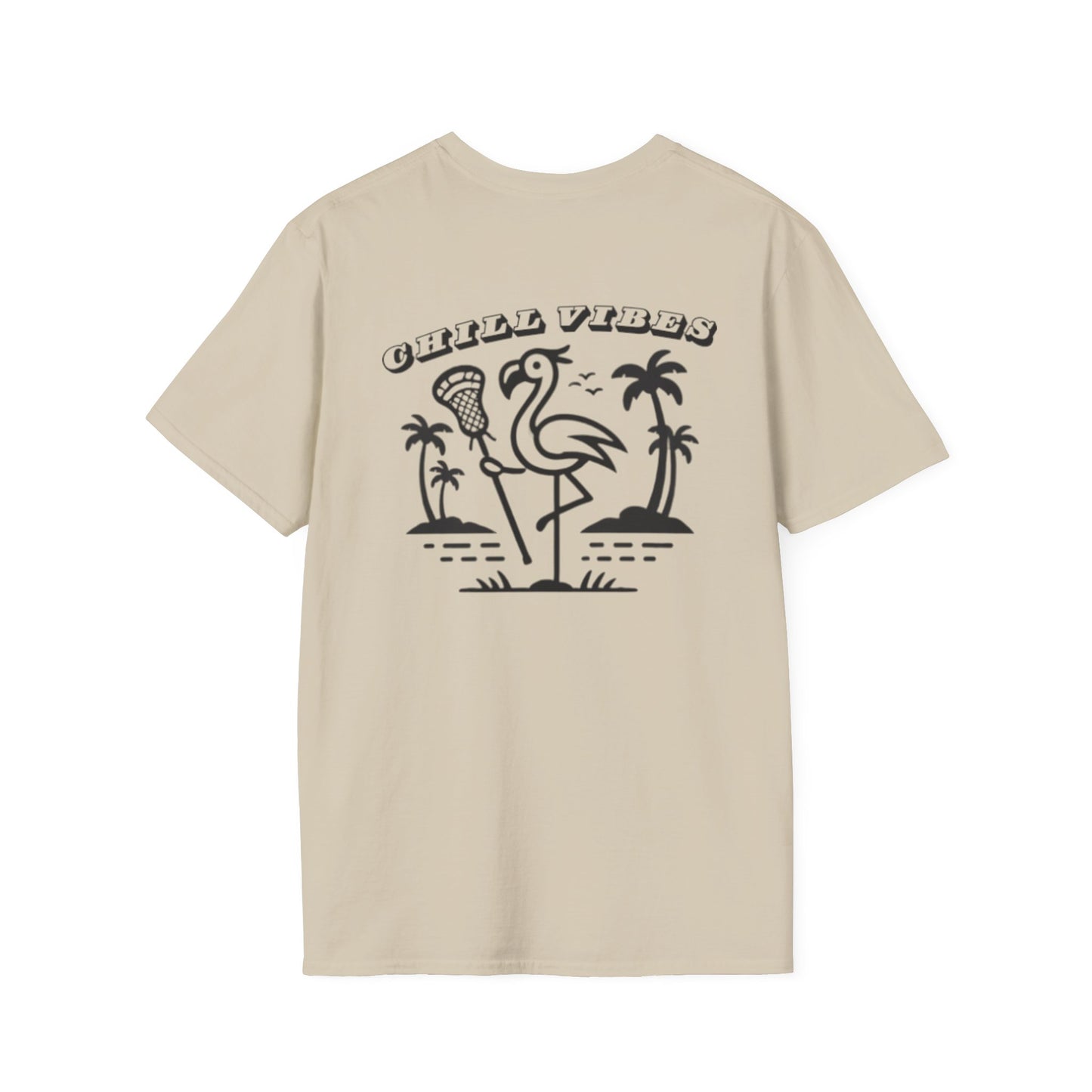 Chill Vibes Flamingo Unisex Softstyle T-Shirt