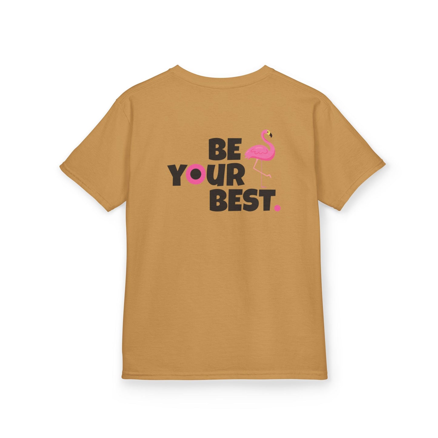 Inspirational Kids Flamingo Tee - "Be Your Best"