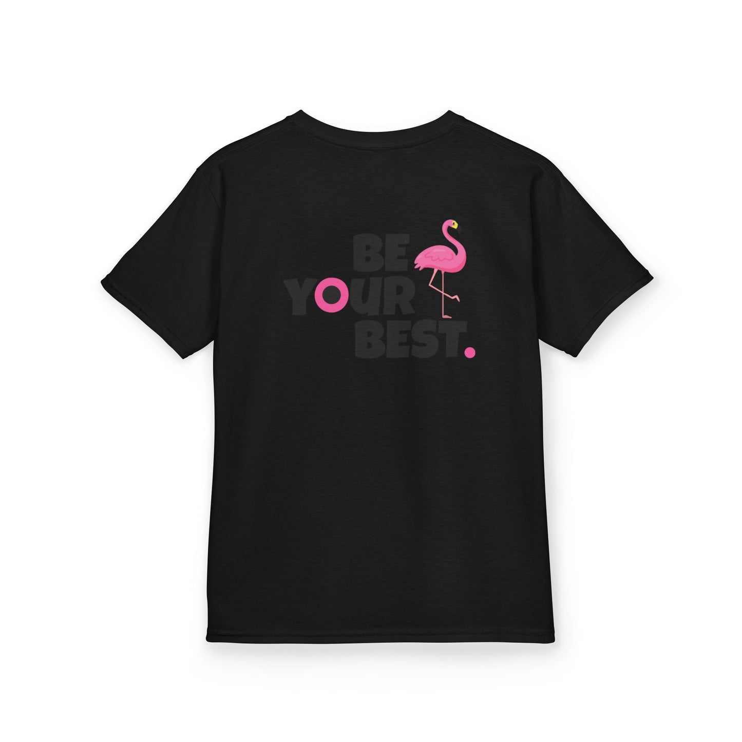 Inspirational Kids Flamingo Tee - "Be Your Best"
