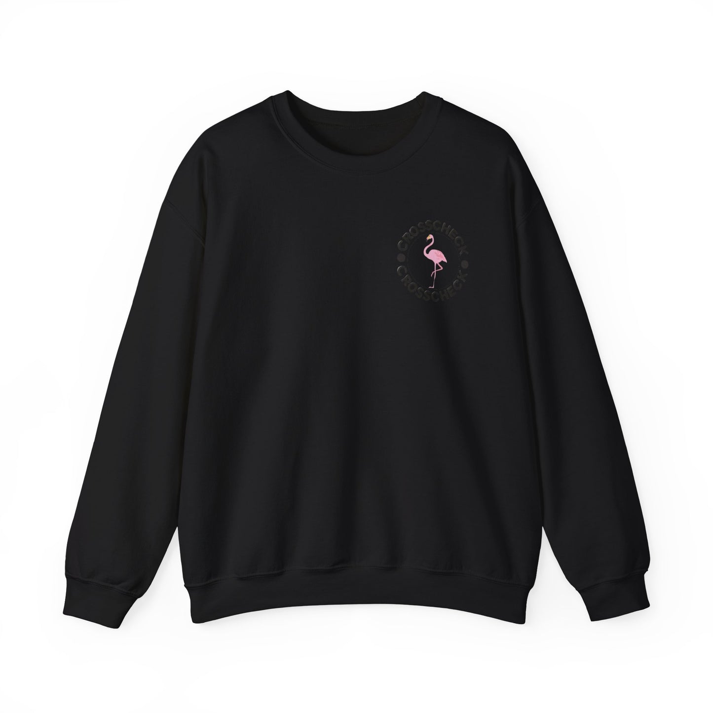 Unisex Flamingo Crewneck - 'Be Your Best' Design - Adult Unisex Sweatshirt