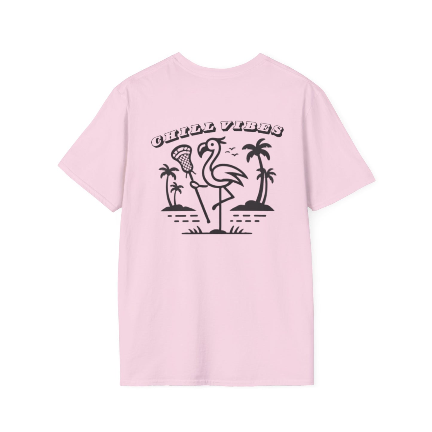 Chill Vibes Flamingo Unisex Softstyle T-Shirt