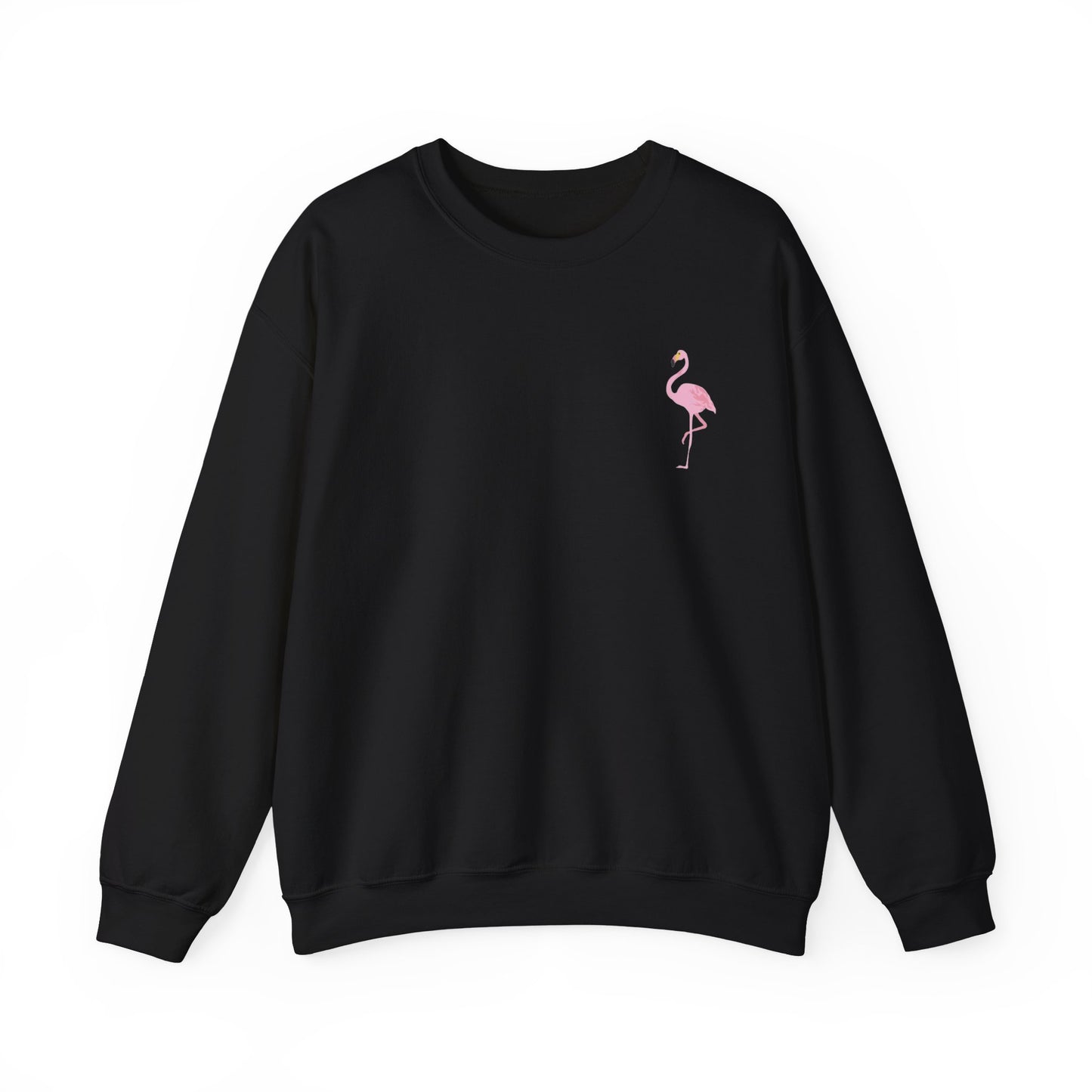 Flamingo Graphic Crewneck - 'Be Your Best' Adult Unisex Sweatshirt