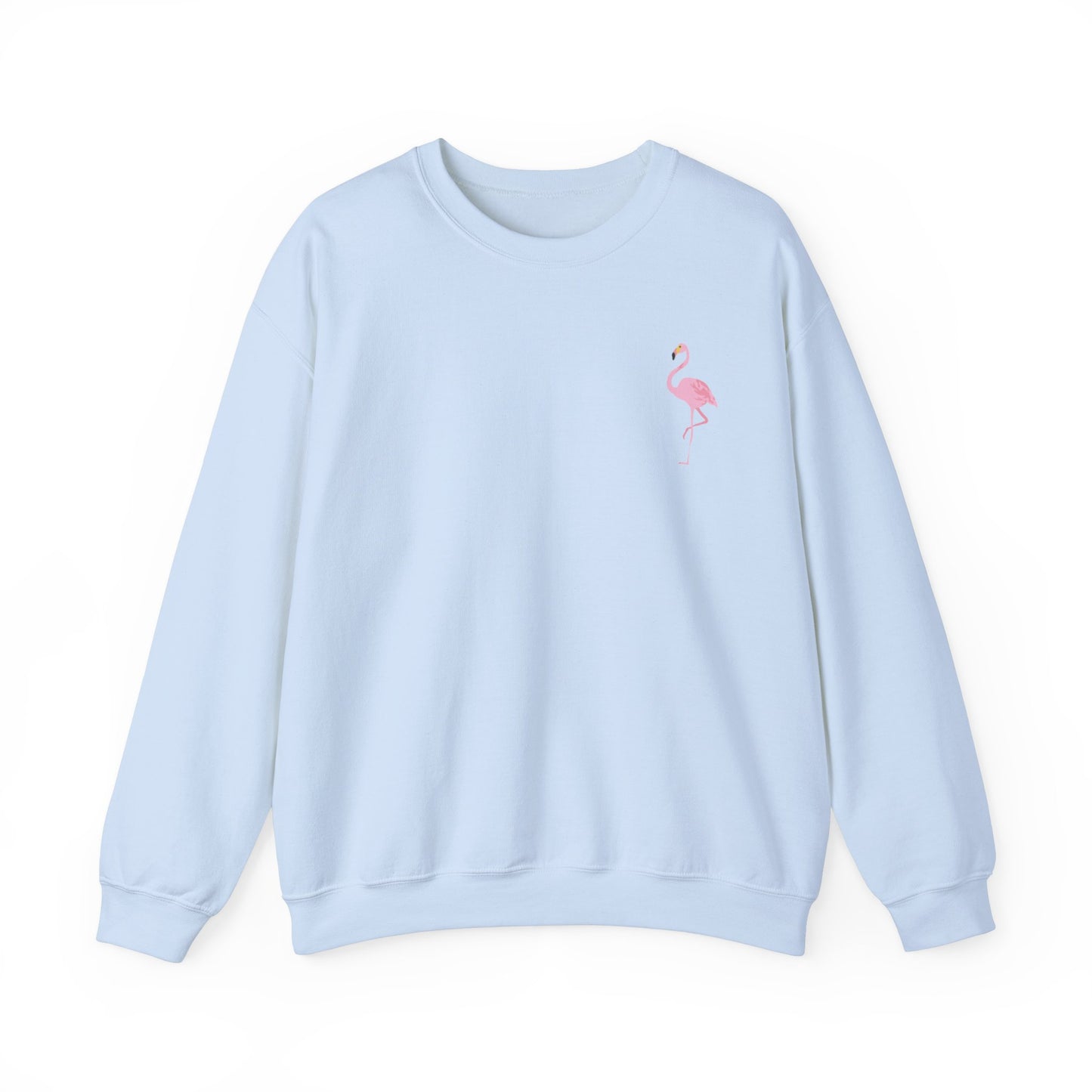 Flamingo Cross Check Lacrosse – Cozy Unisex Heavy Blend - Adult Unisex Sweatshirt