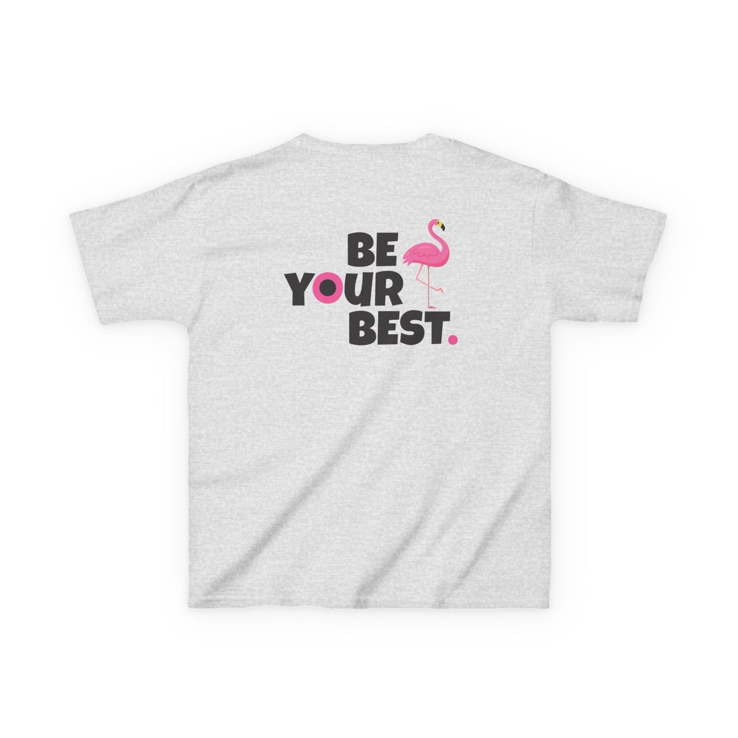 Inspirational Kids Flamingo Tee - "Be Your Best"