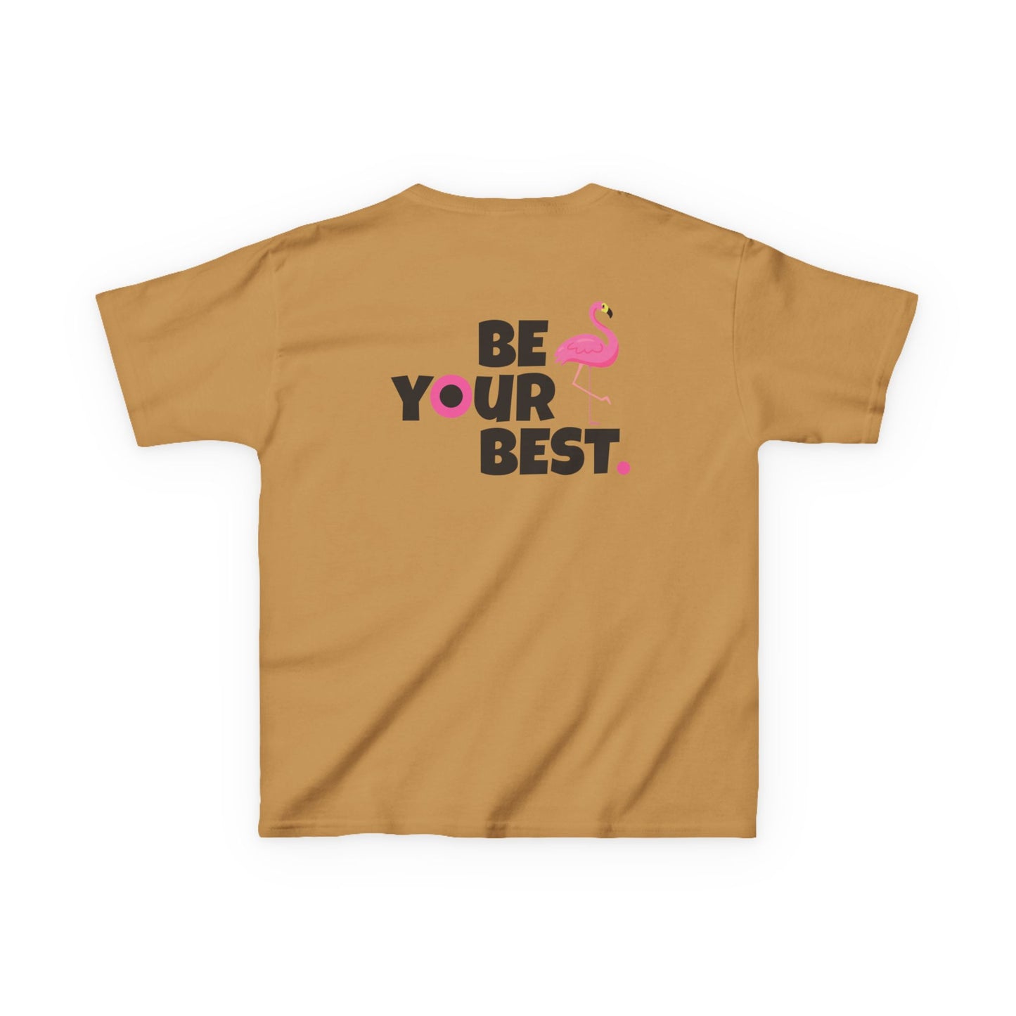 Inspirational Kids Flamingo Tee - "Be Your Best"