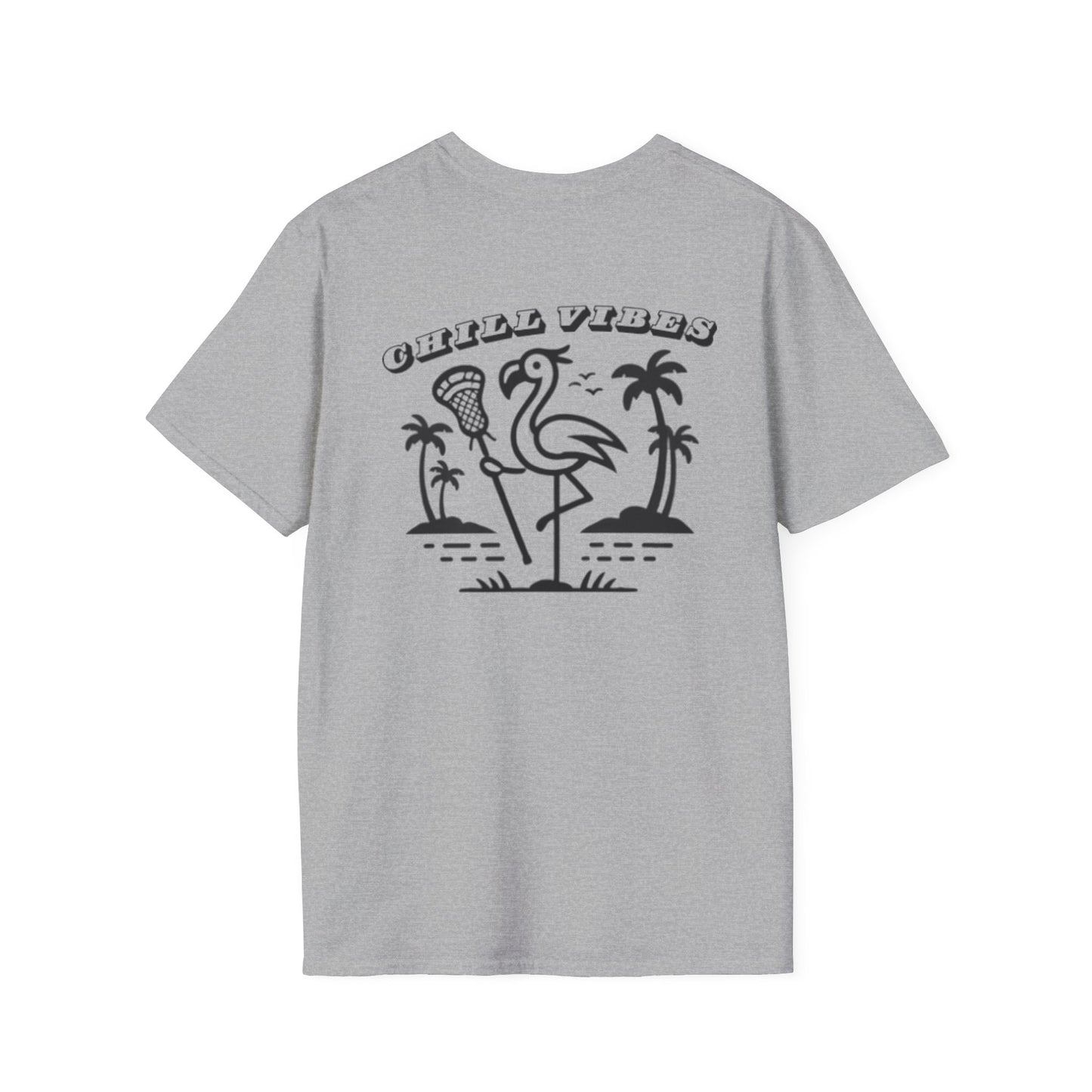 Chill Vibes Flamingo Unisex Softstyle T-Shirt