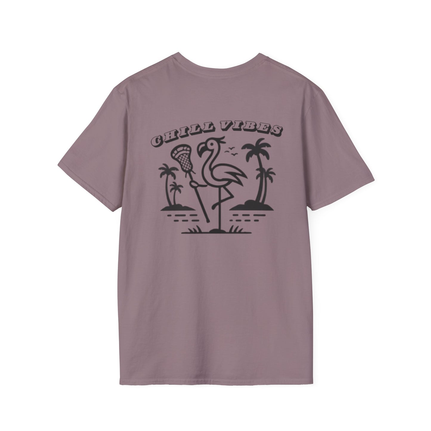 Chill Vibes Flamingo Unisex Softstyle T-Shirt
