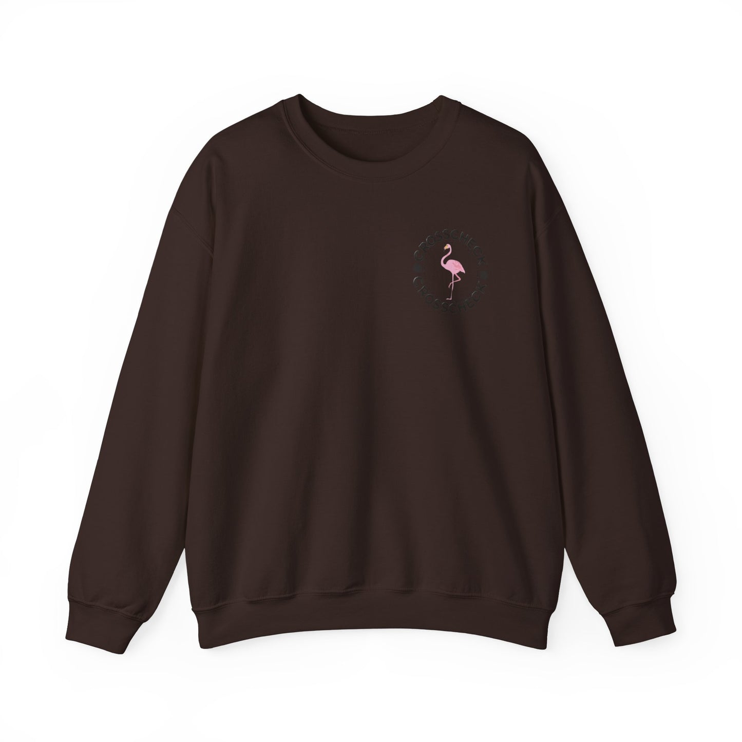 Unisex Flamingo Crewneck - 'Be Your Best' Design - Adult Unisex Sweatshirt