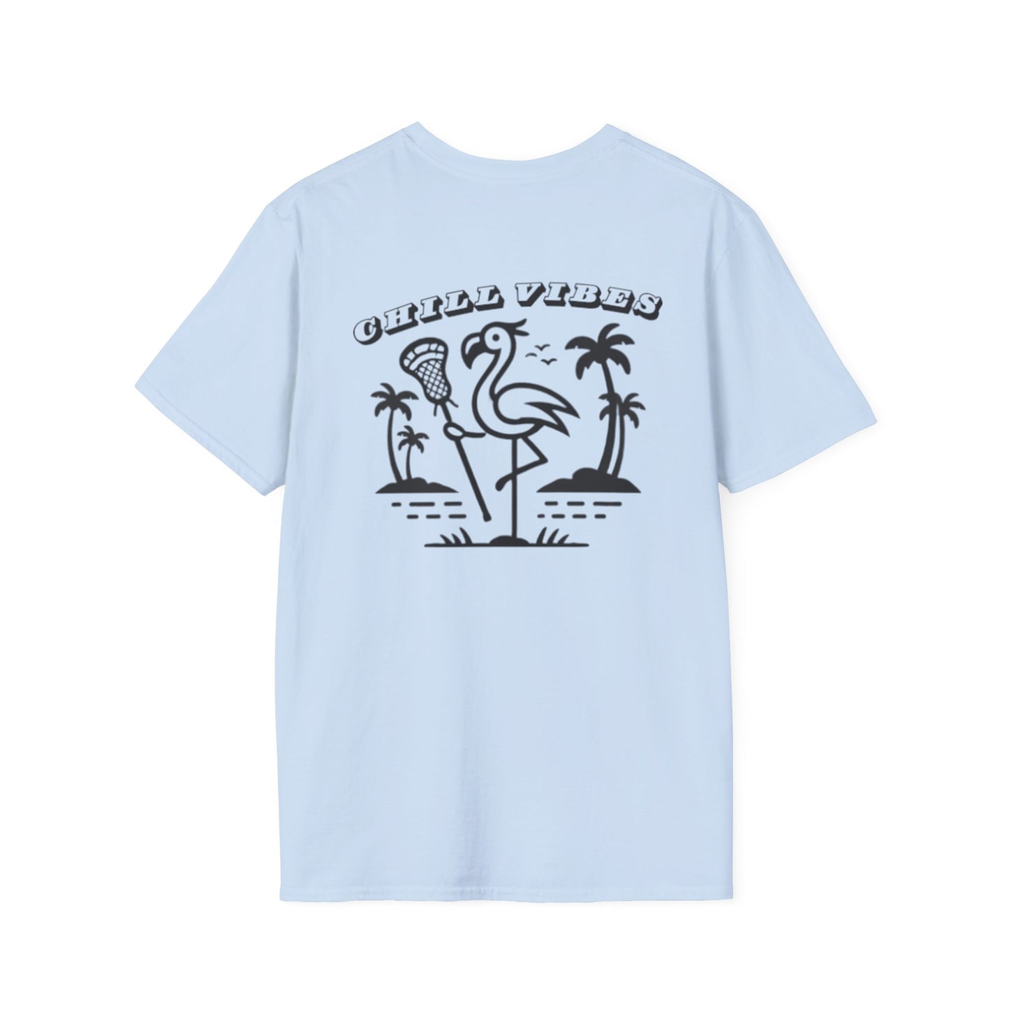 Chill Vibes Flamingo Unisex Softstyle T-Shirt